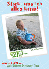 Poster zum Welt Down-Syndrom Tag 08