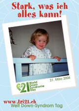 Poster zum Welt Down-Syndrom Tag 08