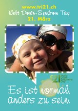 Poster zum Welt Down-Syndrom Tag 2012