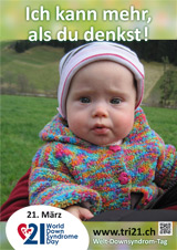 Poster zum Welt Down-Syndrom Tag 2013