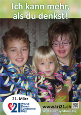 Poster zum Welt Down-Syndrom Tag 2013