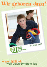 Poster zum Welt Down-Syndrom Tag 07
