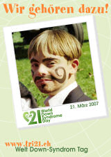 Poster zum Welt Down-Syndrom Tag 07