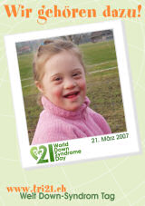 Poster zum Welt Down-Syndrom Tag 07