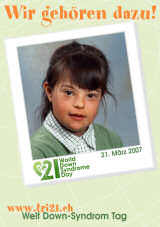 Poster zum Welt Down-Syndrom Tag 07