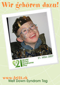 Poster zum Welt Down-Syndrom Tag 07