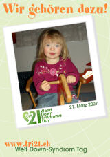 Poster zum Welt Down-Syndrom Tag 07