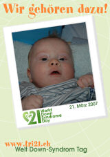 Poster zum Welt Down-Syndrom Tag 07