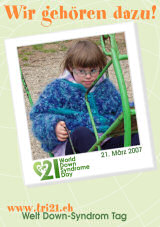Poster zum Welt Down-Syndrom Tag 07