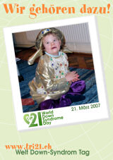 Poster zum Welt Down-Syndrom Tag 07