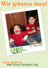 Poster zum Welt Down-Syndrom Tag 07