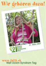 Poster zum Welt Down-Syndrom Tag 07