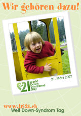 Poster zum Welt Down-Syndrom Tag 07