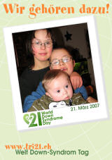 Poster zum Welt Down-Syndrom Tag 07