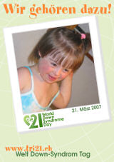Poster zum Welt Down-Syndrom Tag 07
