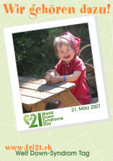 Poster zum Welt Down-Syndrom Tag 07