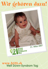 Poster zum Welt Down-Syndrom Tag 07