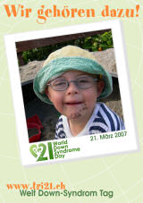 Poster zum Welt Down-Syndrom Tag 07