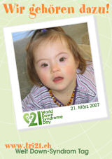 Poster zum Welt Down-Syndrom Tag 07