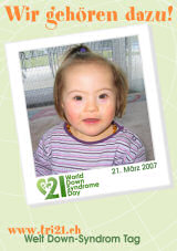 Poster zum Welt Down-Syndrom Tag 07