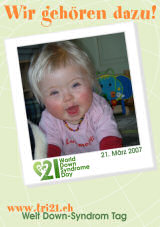 Poster zum Welt Down-Syndrom Tag 07