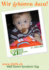 Poster zum Welt Down-Syndrom Tag 07