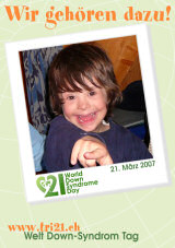 Poster zum Welt Down-Syndrom Tag 07