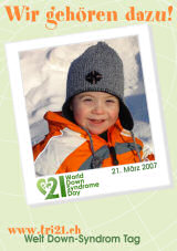 Poster zum Welt Down-Syndrom Tag 07