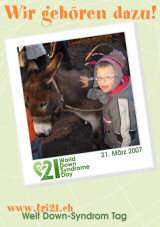 Poster zum Welt Down-Syndrom Tag 07