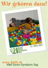 Poster zum Welt Down-Syndrom Tag 07