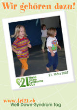 Poster zum Welt Down-Syndrom Tag 07