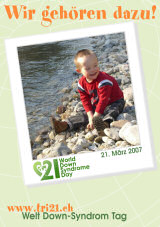 Poster zum Welt Down-Syndrom Tag 07