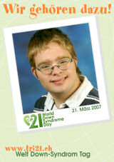 Poster zum Welt Down-Syndrom Tag 07