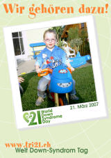 Poster zum Welt Down-Syndrom Tag 07