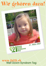 Poster zum Welt Down-Syndrom Tag 07