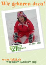 Poster zum Welt Down-Syndrom Tag 07