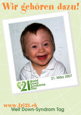 Poster zum Welt Down-Syndrom Tag 07