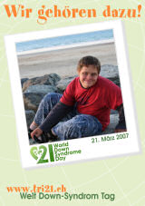Poster zum Welt Down-Syndrom Tag 07