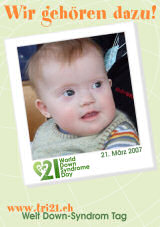 Poster zum Welt Down-Syndrom Tag 07