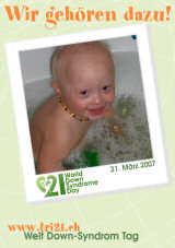 Poster zum Welt Down-Syndrom Tag 07