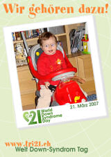 Poster zum Welt Down-Syndrom Tag 07
