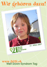 Poster zum Welt Down-Syndrom Tag 07