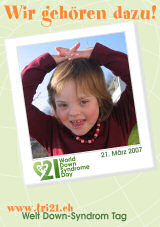 Poster zum Welt Down-Syndrom Tag 07