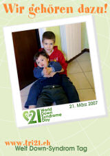 Poster zum Welt Down-Syndrom Tag 07