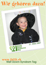 Poster zum Welt Down-Syndrom Tag 07