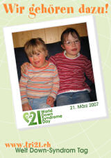 Poster zum Welt Down-Syndrom Tag 07