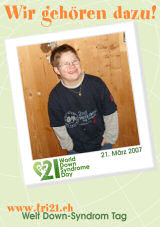 Poster zum Welt Down-Syndrom Tag 07