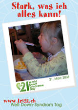 Poster zum Welt Down-Syndrom Tag 08