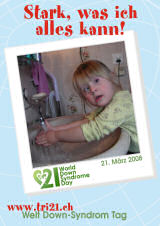 Poster zum Welt Down-Syndrom Tag 08