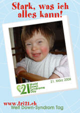 Poster zum Welt Down-Syndrom Tag 08